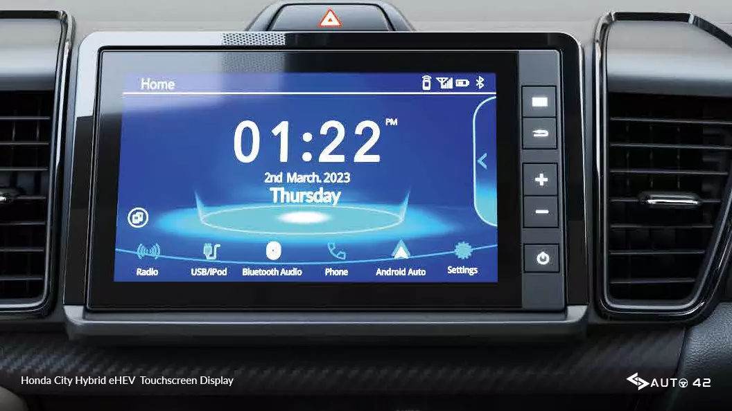 Honda City Hybrid eHEV Touchscreen Display