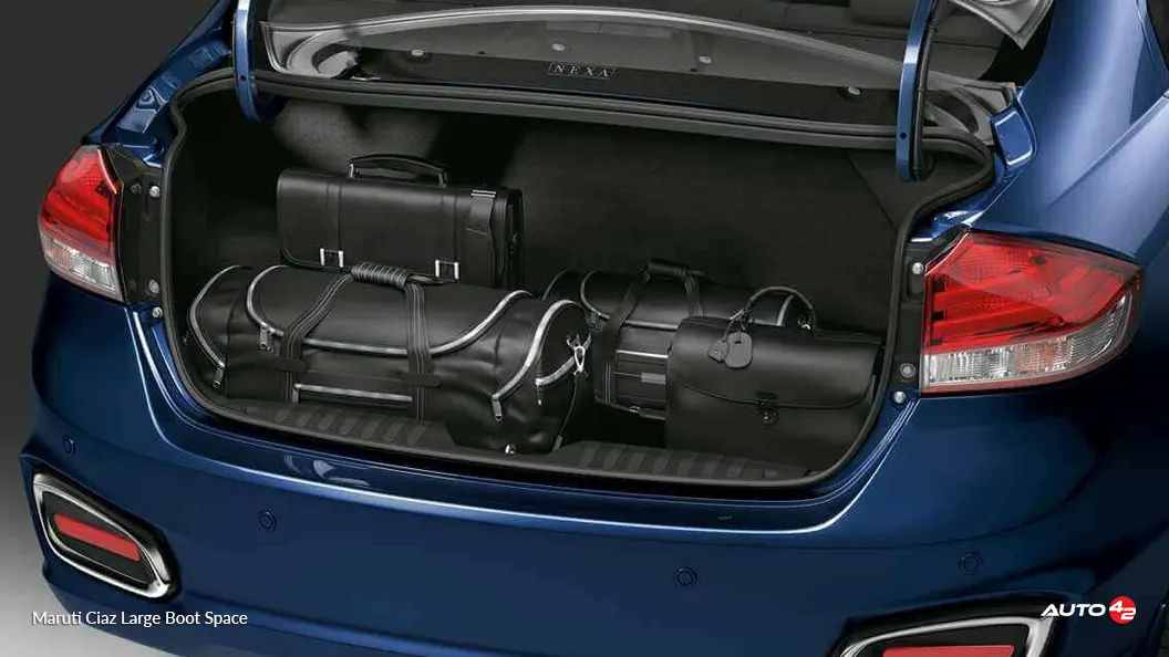 Maruti Ciaz Large Boot Space