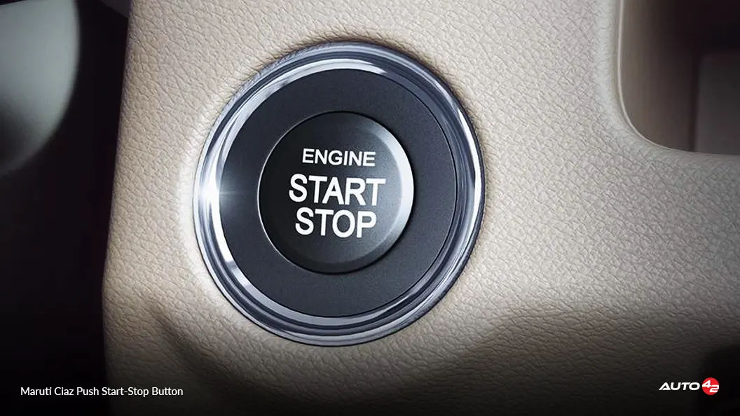 Maruti Ciaz Push Start-Stop Button