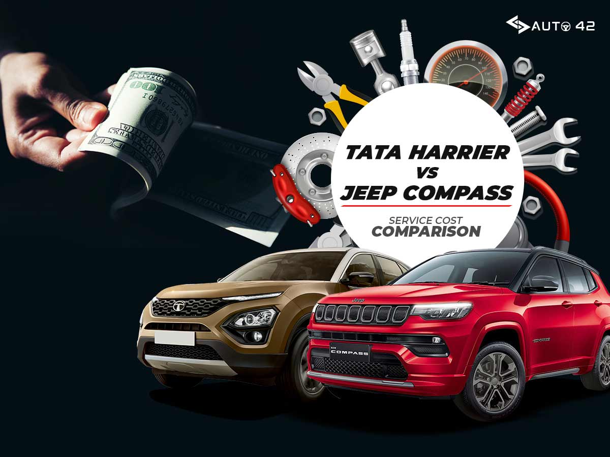 tata harrier vs jeep compass service cost