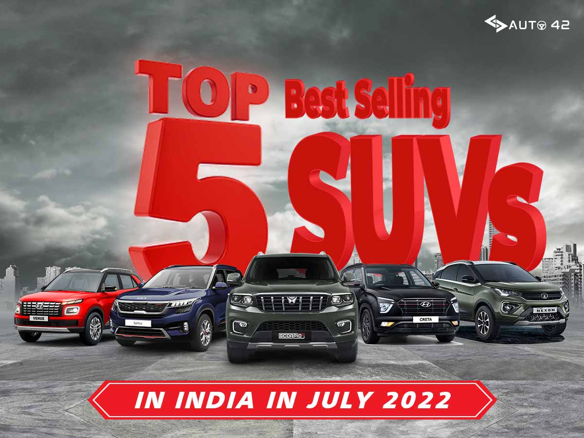 top 5 best selling suvs in india