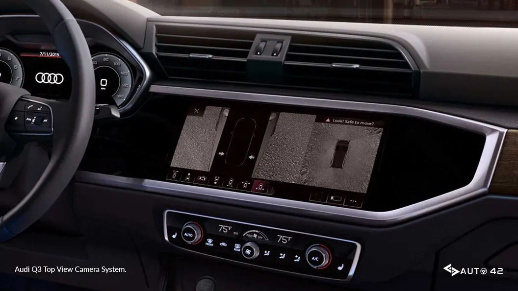 Audi Q3 Top View Camera System.