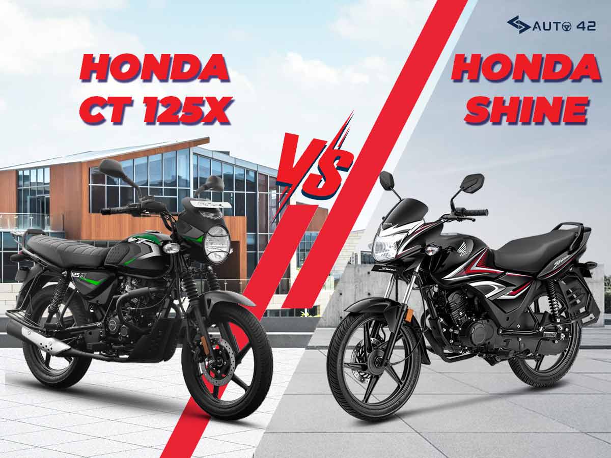 Honda CT 125X VS Honda Shine