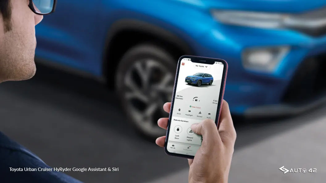 Toyota Urban Cruiser HyRyder Google Assistant & Siri