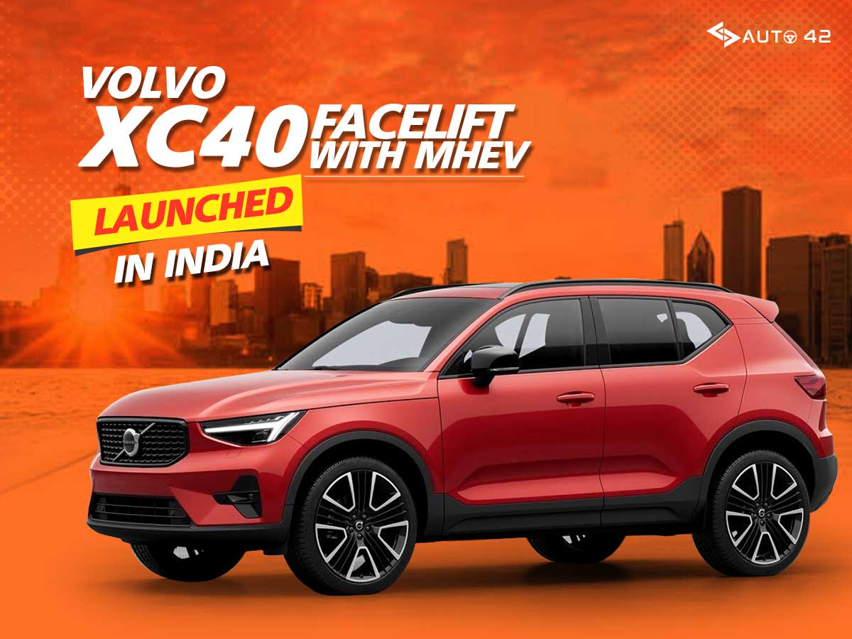 Volvo XC40 Facelift With Mild Hybrid Powertrain Launched In India - Details