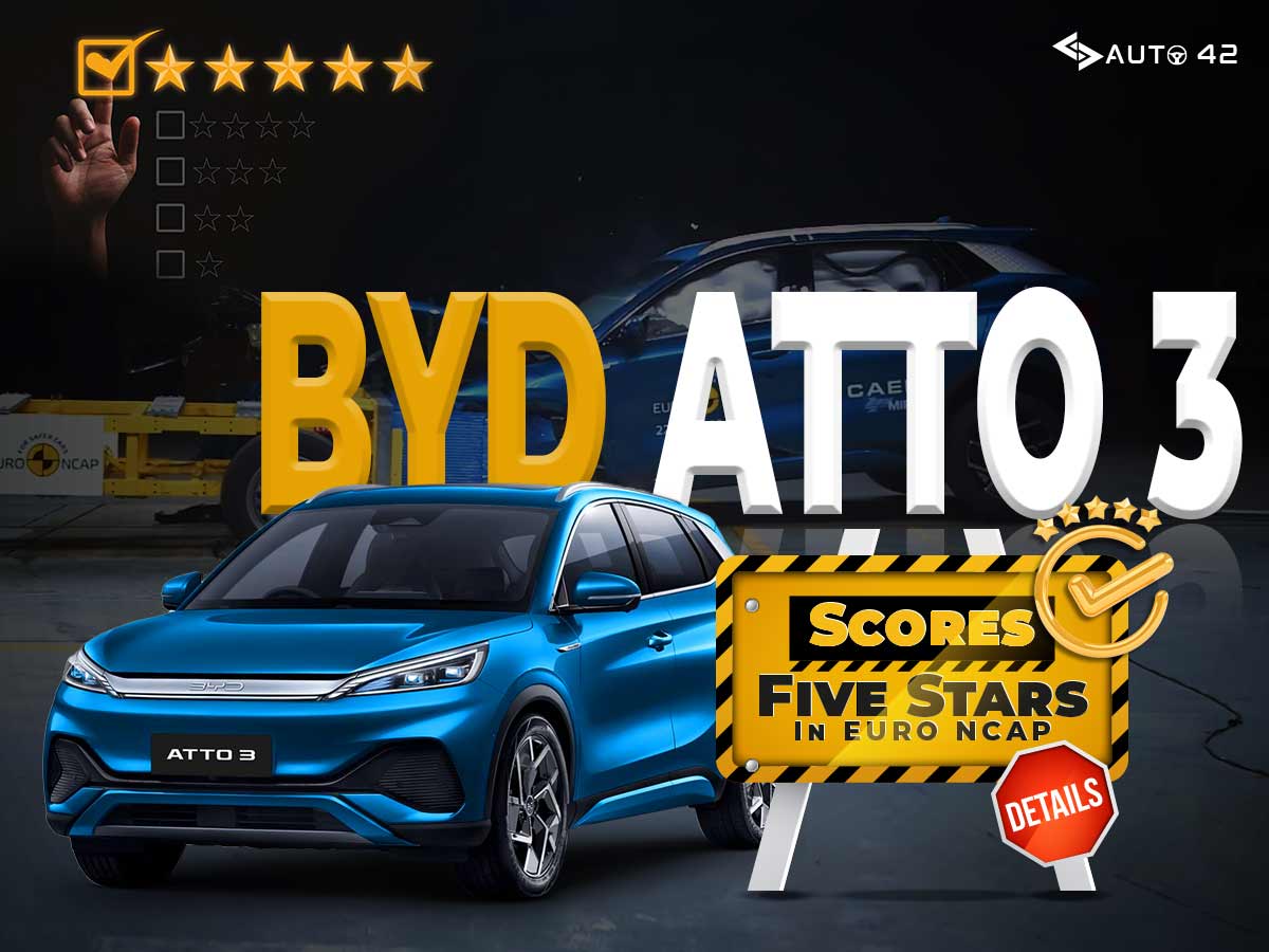 BYD Atto 3 Scores Five Stars In EURO NCAP - Details