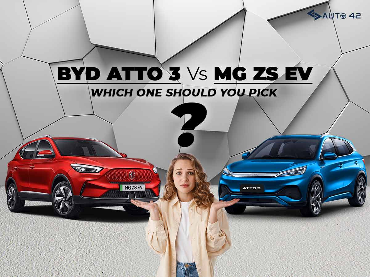 BYD Atto 3 vs MG ZS EV - Which One Should You Pick?