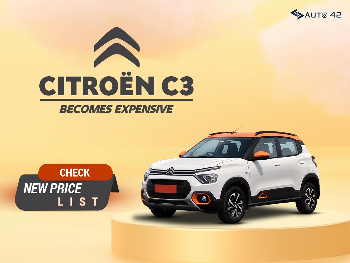 Citroen C3 Becomes Expensive - Check New Price List