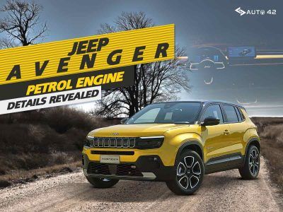 Upcoming Jeep Avenger SUV Petrol Engine Details Revealed
