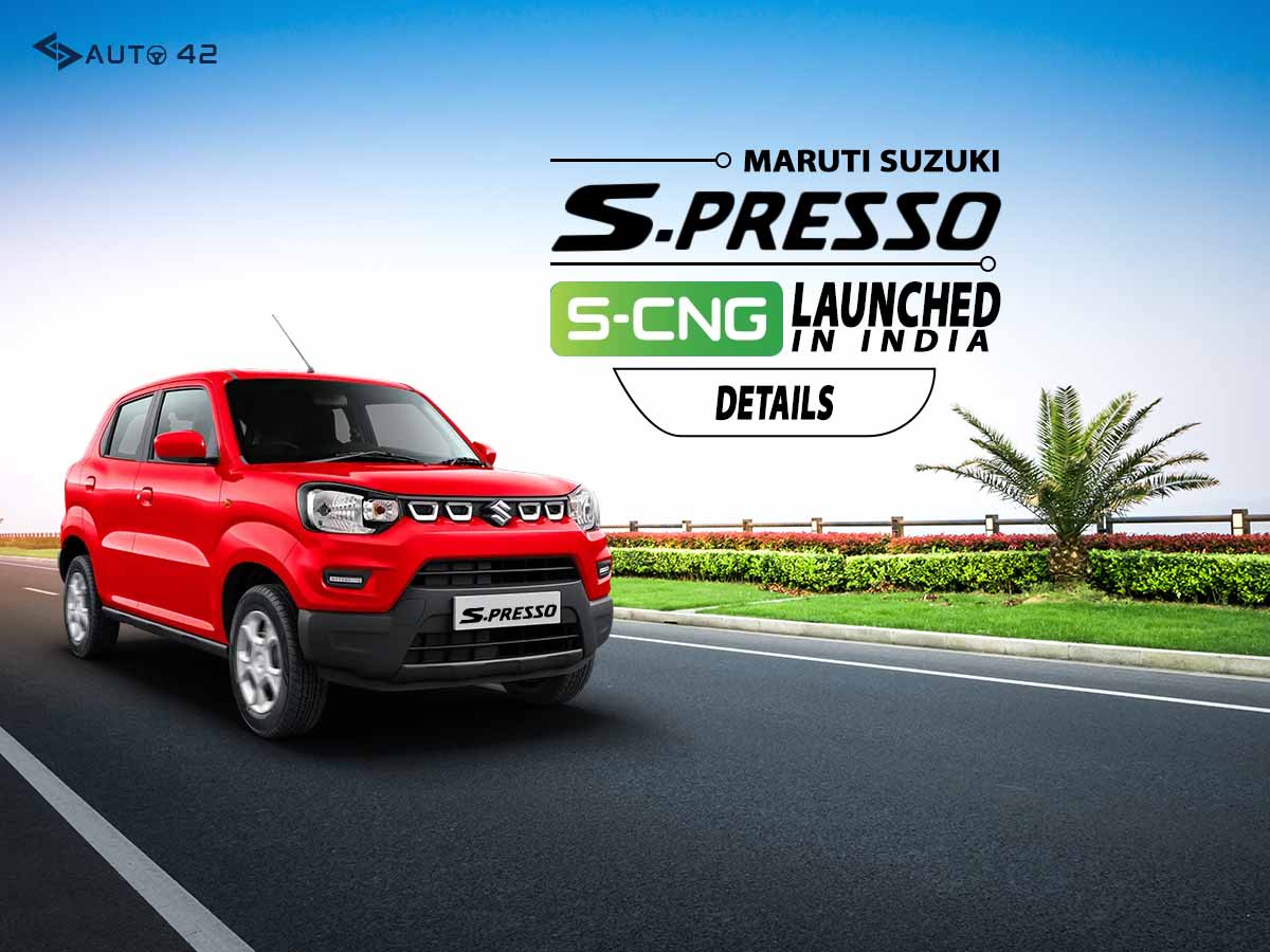 Maruti Suzuki S-Presso S CNG Launched In India - Details