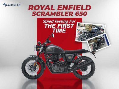 Royal Enfield Scrambler 650 Spied Testing For The First Time