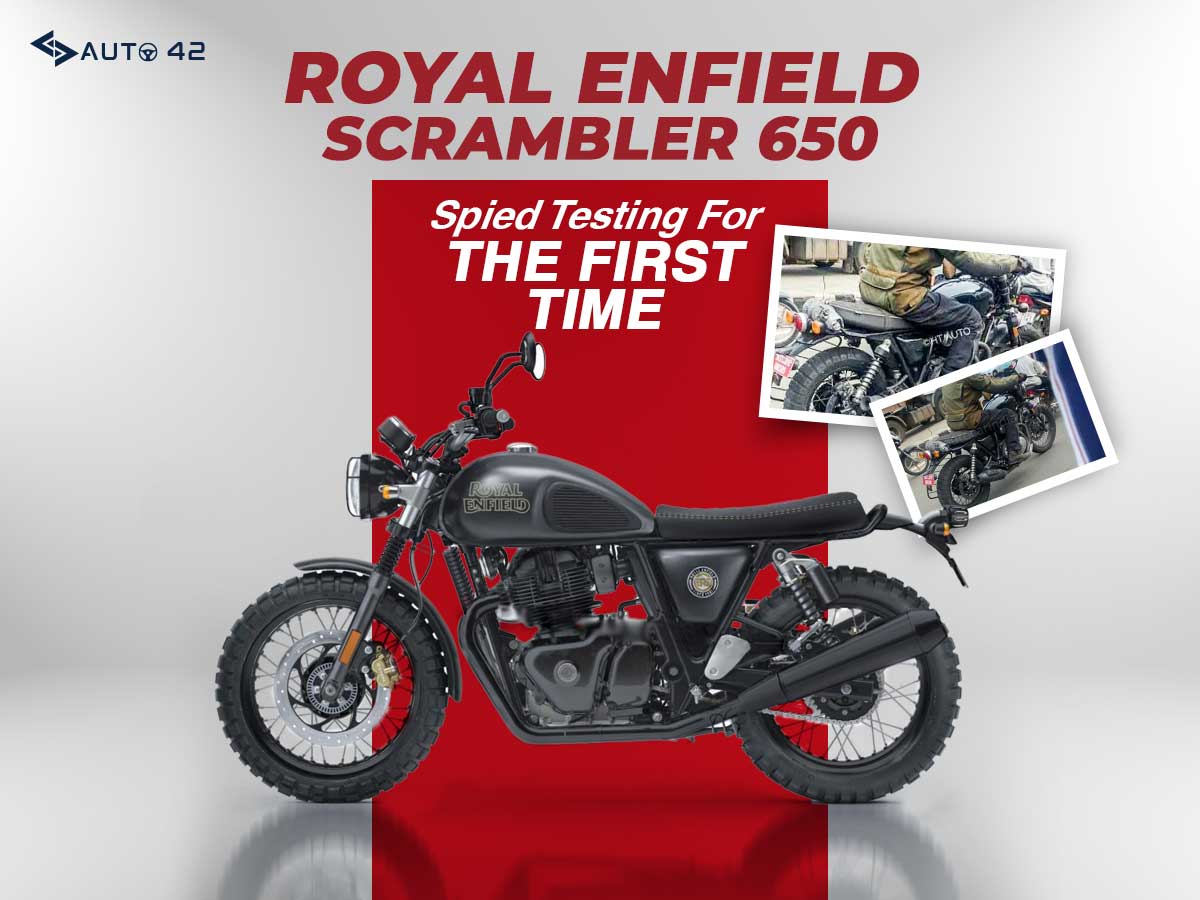 Royal Enfield Scrambler 650 Spied Testing For The First Time