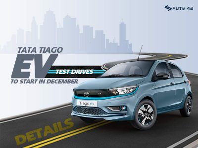 Tata Tiago EV Test Drives To Start From December - Details