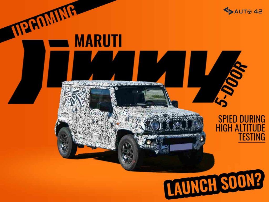 Upcoming Maruti Jimny 5-Door Spied During High Altitude Testing