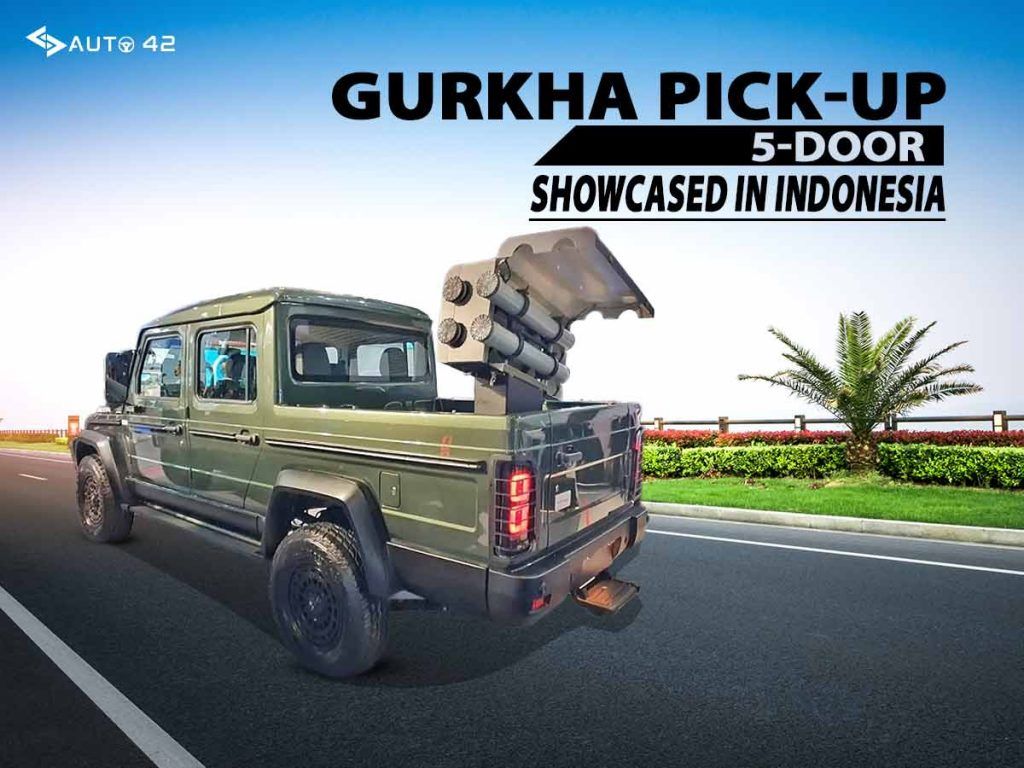 Force Gurkha Pickup, 5-Door Showcased In Indonesia - Details