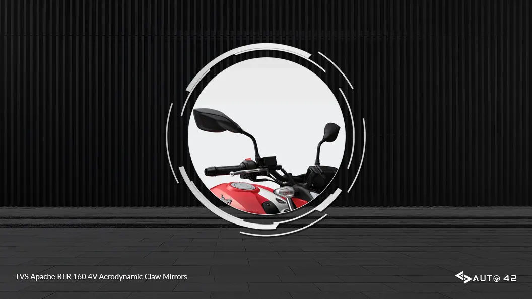 TVS Apache RTR 160 4V Aerodynamic Claw Mirrors
