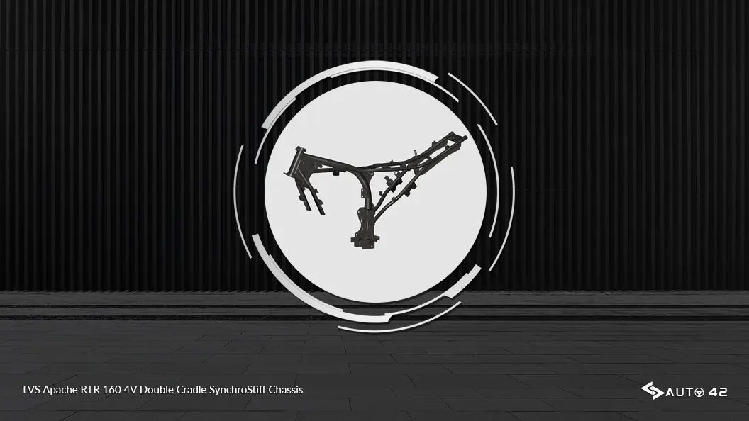 TVS Apache RTR 160 4V Double Cradle SynchroStiff Chassis