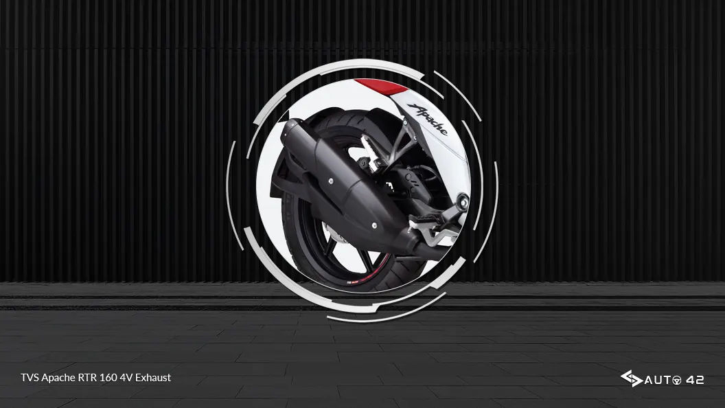 TVS Apache RTR 160 4V Exhaust