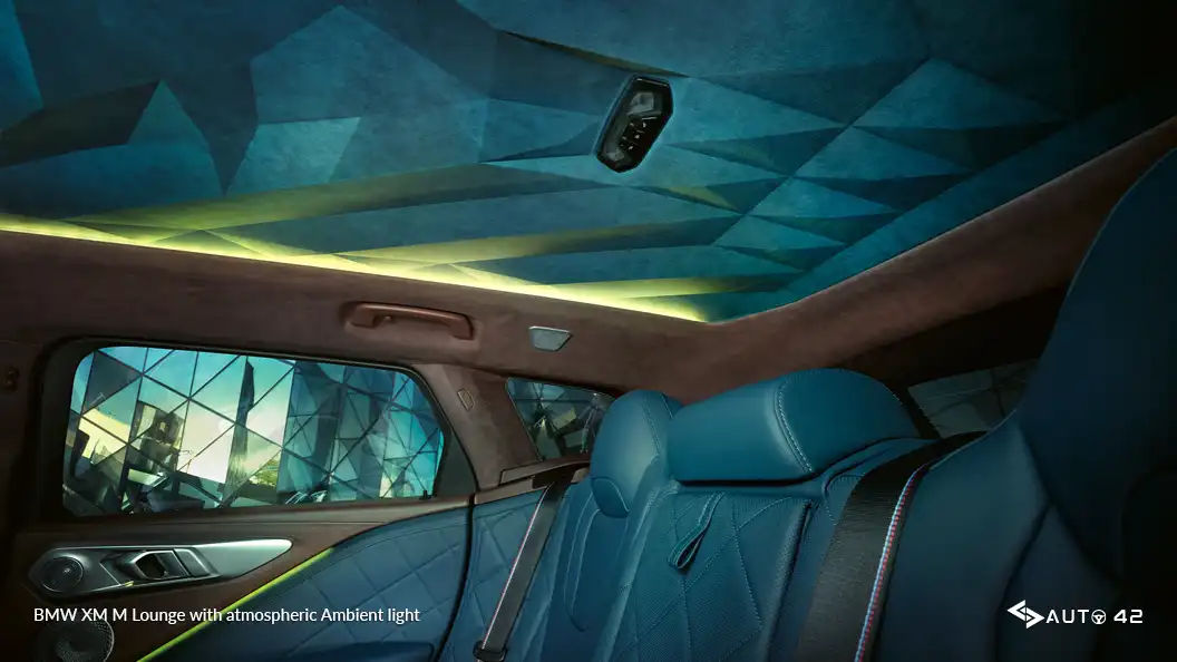 BMW XM M Lounge with atmospheric Ambient light