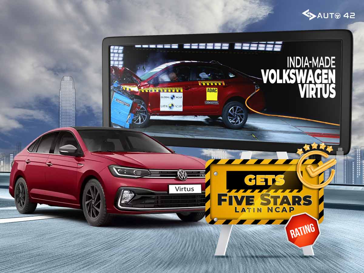 India-Made Volkswagen Virtus gets 5-star Latin NCAP rating