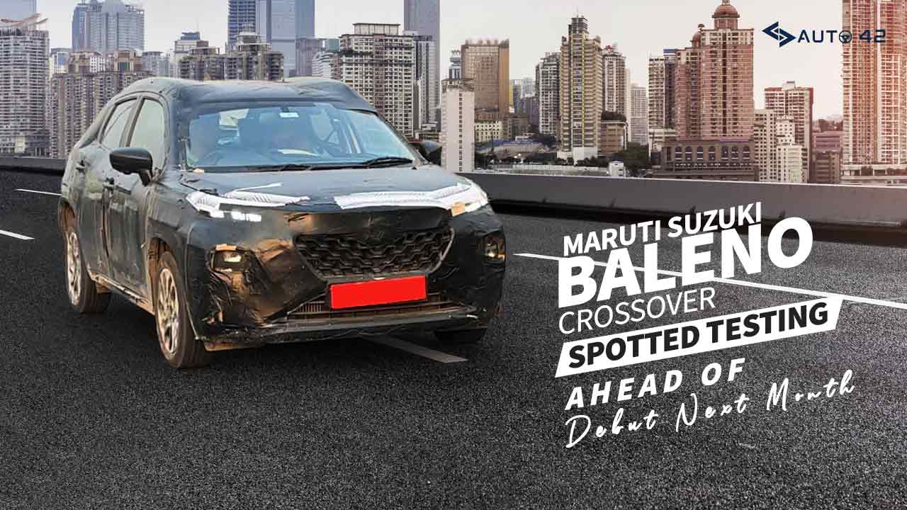 Maruti Suzuki Baleno Crossover Spotted Testing Ahead Of Debut Next Month
