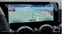 Mercedes Benz GLB Live Traffic Information