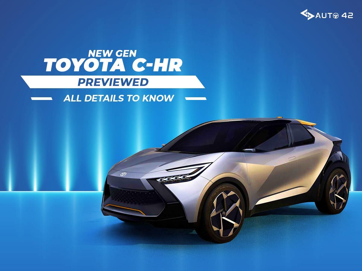 New Gen Toyota C-HR Previewed - All Details To Know