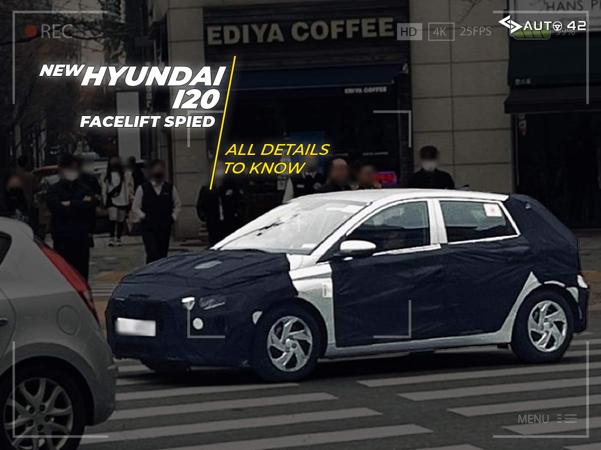 New Hyundai i20 Facelift Spied - All Details To Know