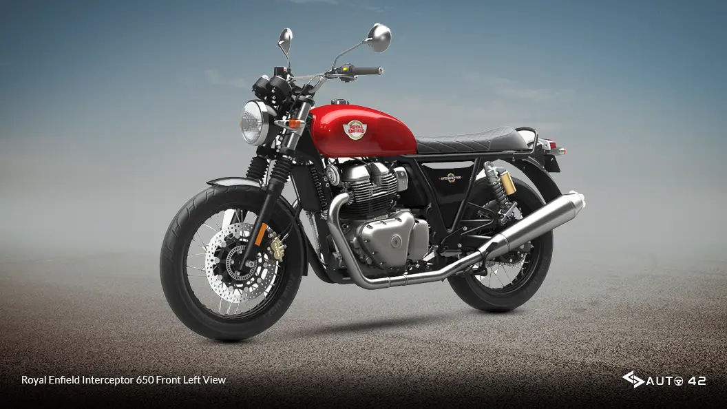 Royal Enfield Interceptor 650 Front Left View