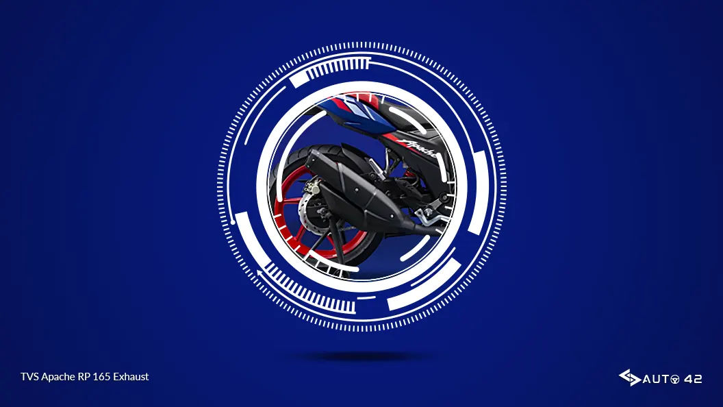 TVS Apache RP 165 Exhaust