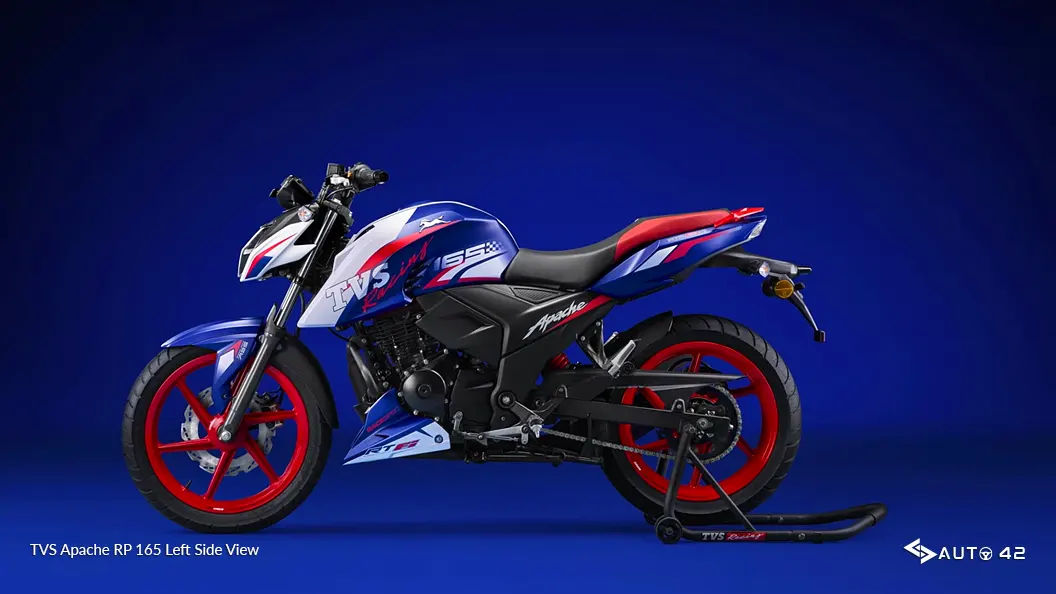 TVS Apache RP 165 Left Side View