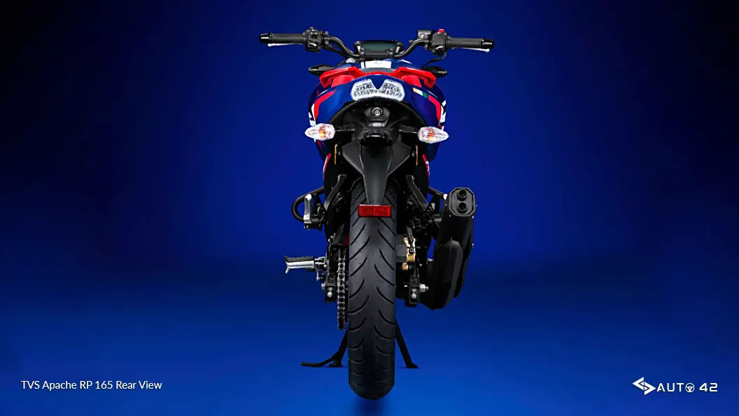 TVS Apache RP 165 Rear View
