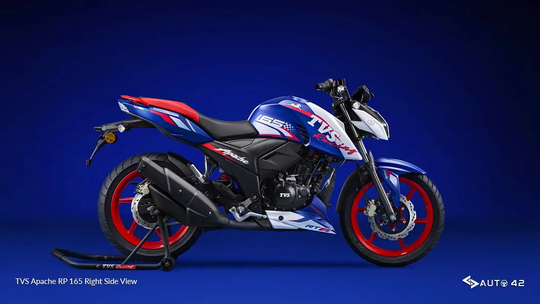 TVS Apache RP 165 Right Side View