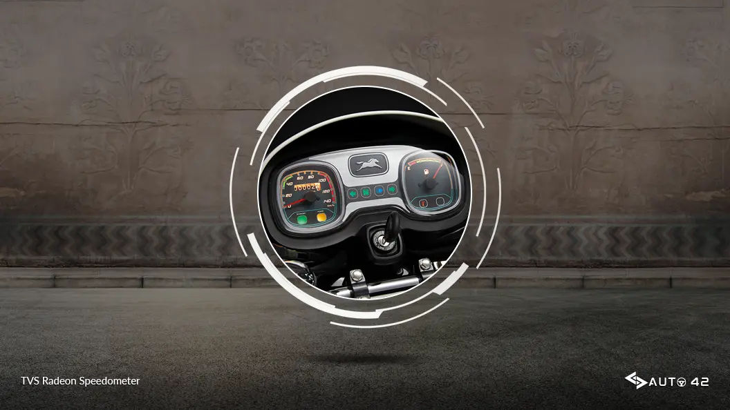 TVS Radeon Speedometer
