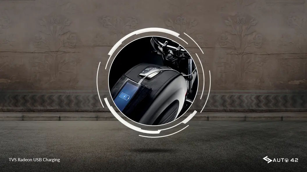 TVS Radeon USB Charging
