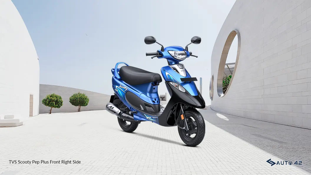 TVS Scooty Pep Plus Front Right Side