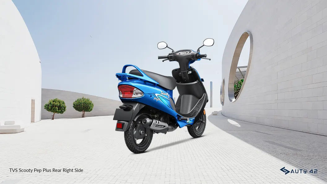 TVS Scooty Pep Plus Rear Right Side