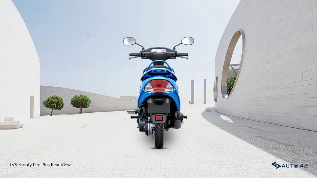 TVS Scooty Pep Plus Rear View