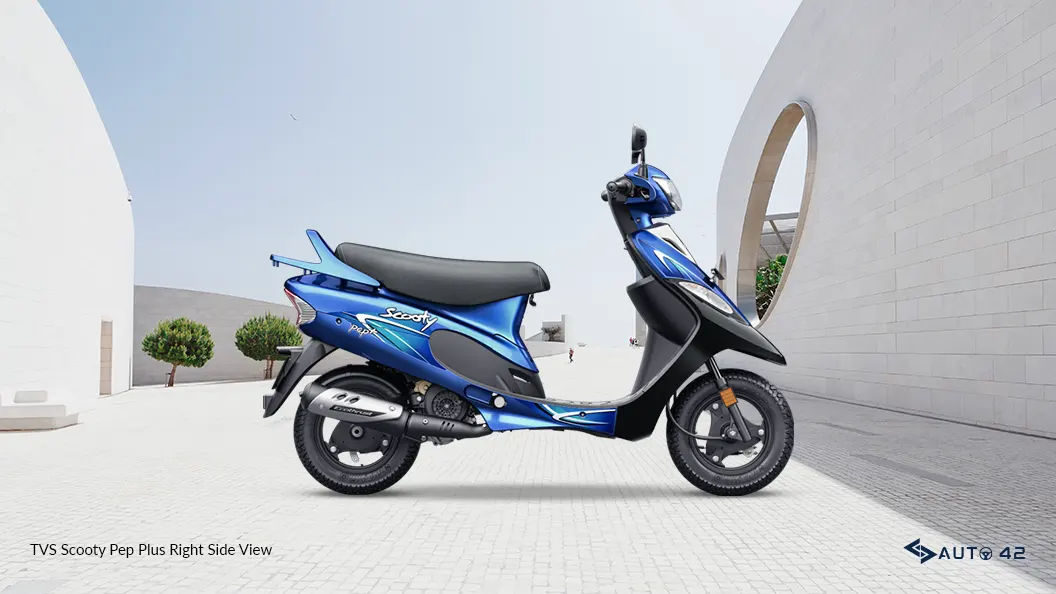 TVS Scooty Pep Plus Right Side View