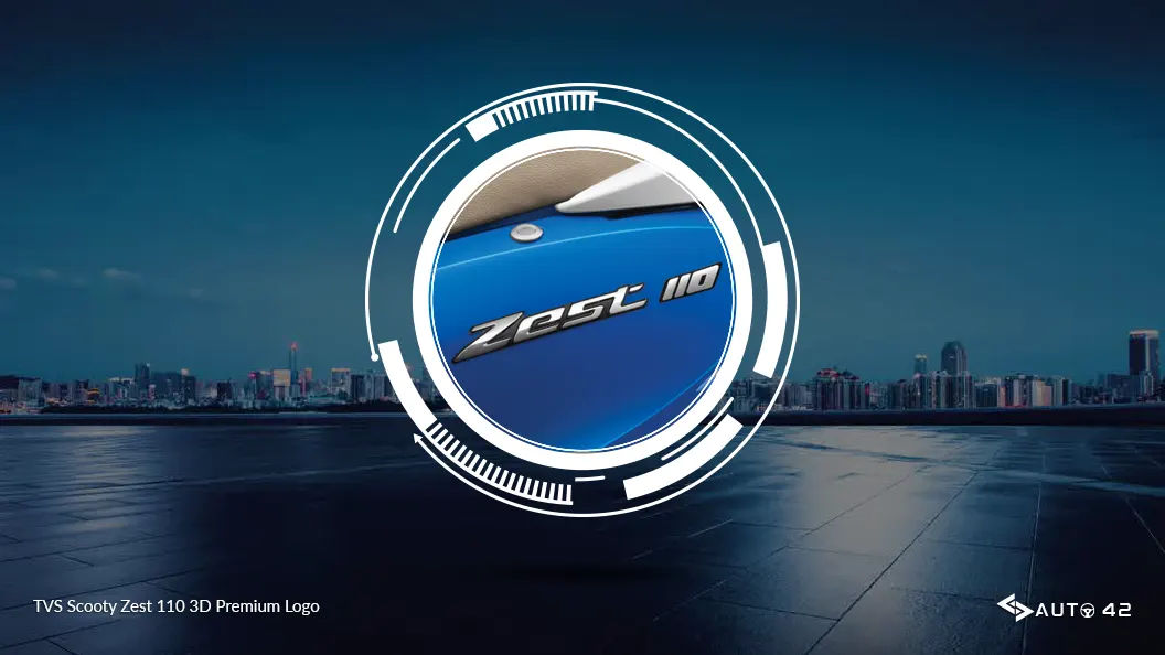 TVS Scooty Zest 110 3D Premium Logo