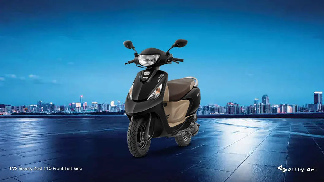 TVS Scooty Zest 110 Front Left Side