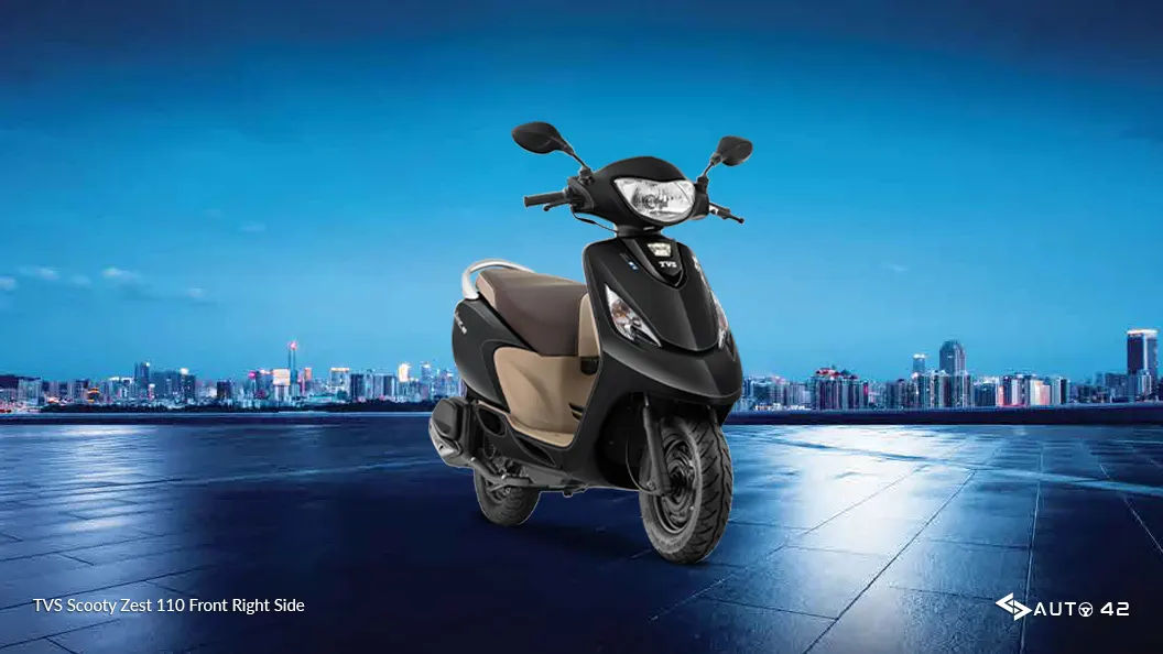 TVS Scooty Zest 110 Front Right Side