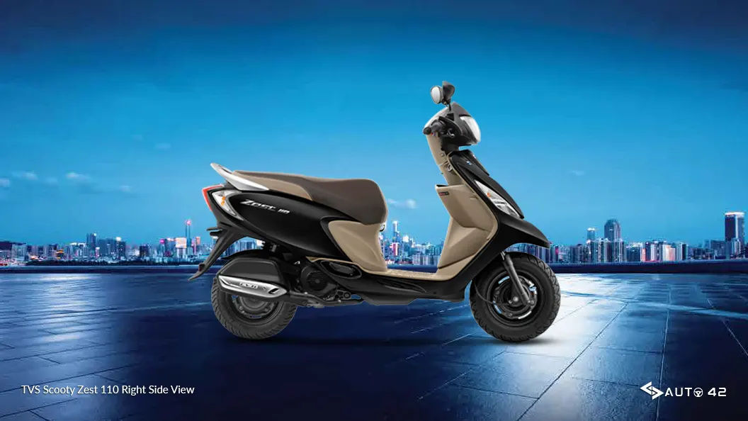 TVS Scooty Zest 110 Right Side View