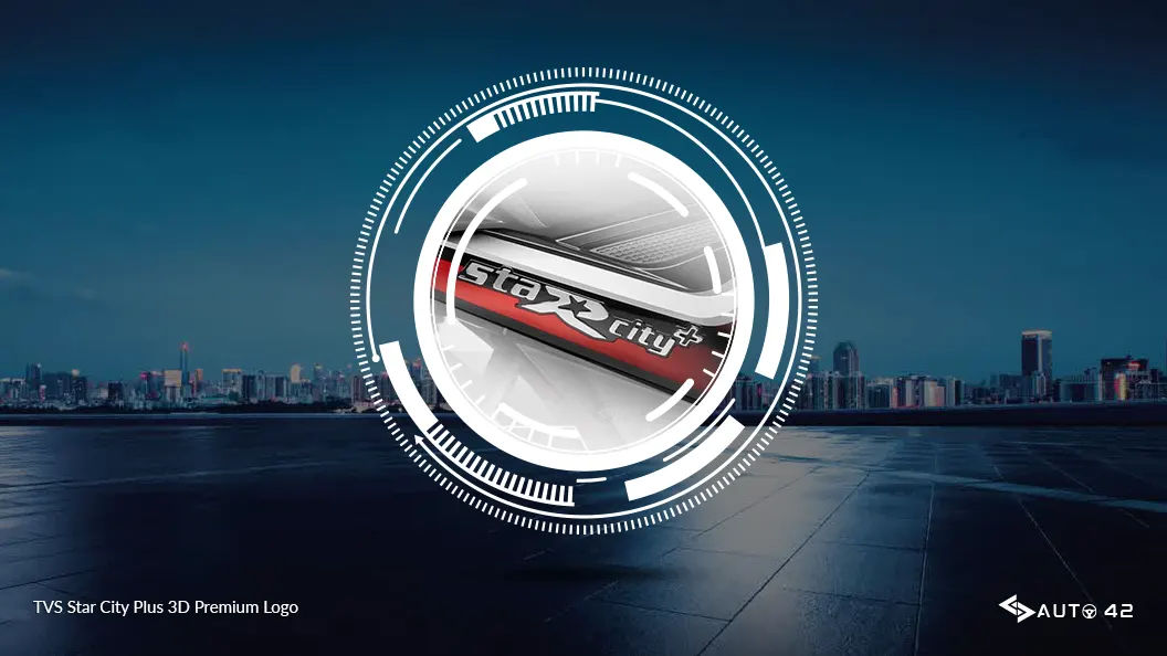 TVS Star City Plus 3D Premium Logo