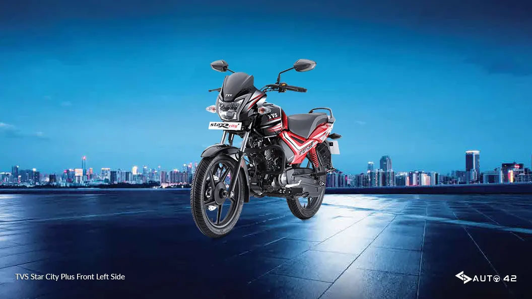TVS Star City Plus Front Left Side