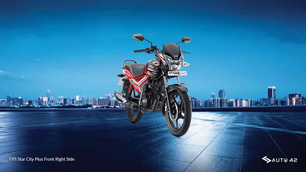 TVS Star City Plus Front Right Side