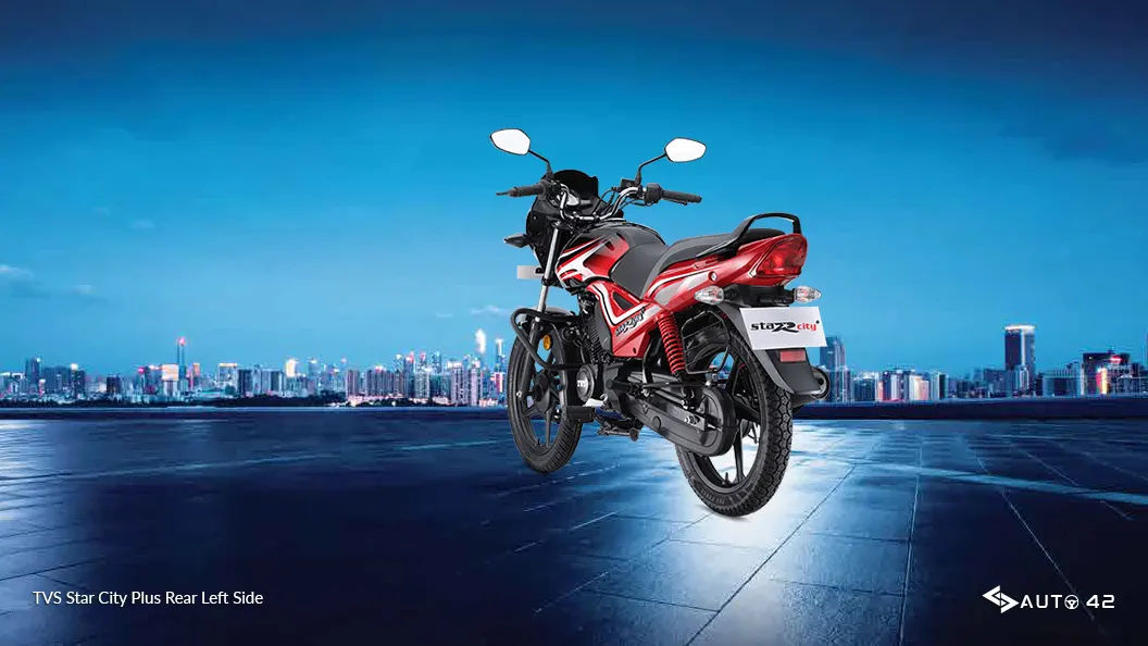 TVS Star City Plus Rear Left Side
