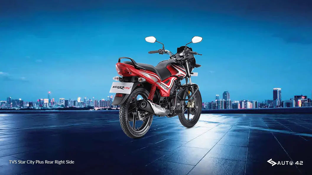 TVS Star City Plus Rear Right Side