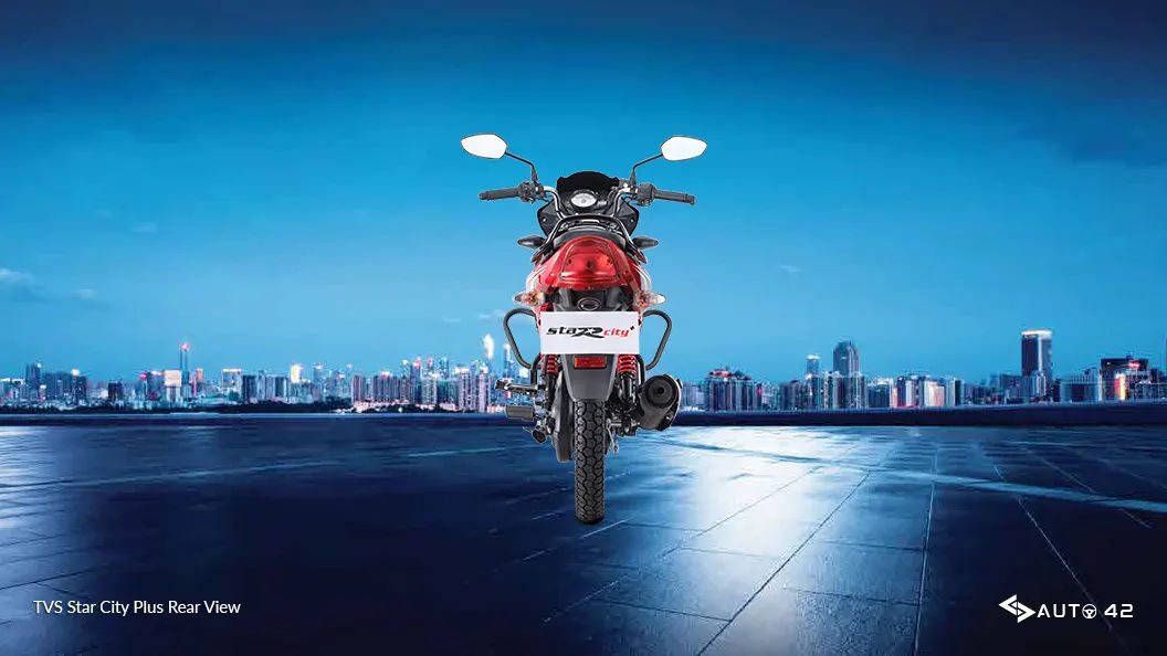 TVS Star City Plus Rear View