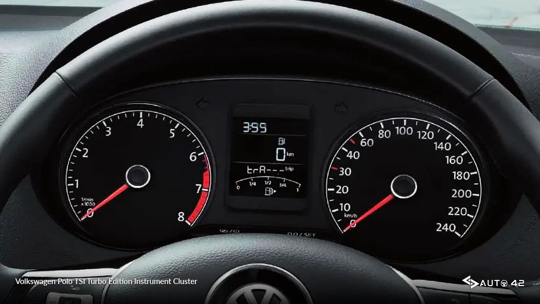 Volkswagen Polo TSI Turbo Edition Instrument Cluster